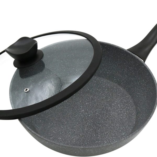 Mirage Deep Frying Pan 28Cm Grey