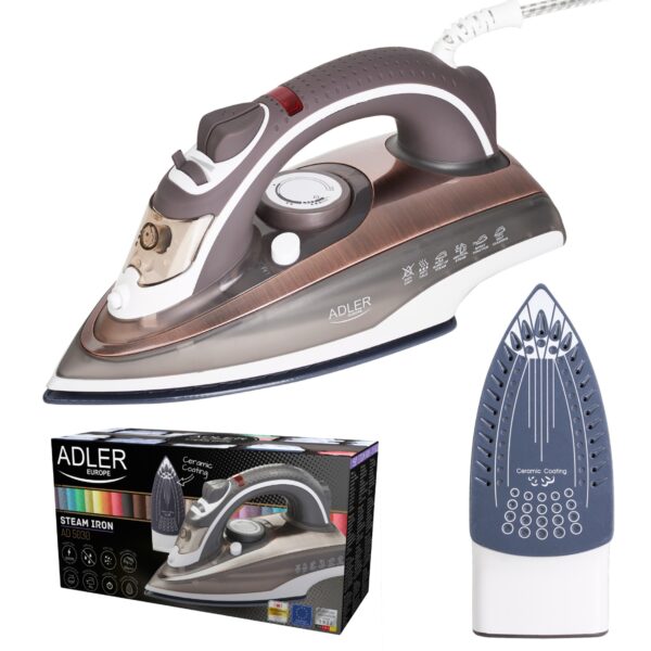 Adler AD 5030 Iron ceramic soleplate 3000 W