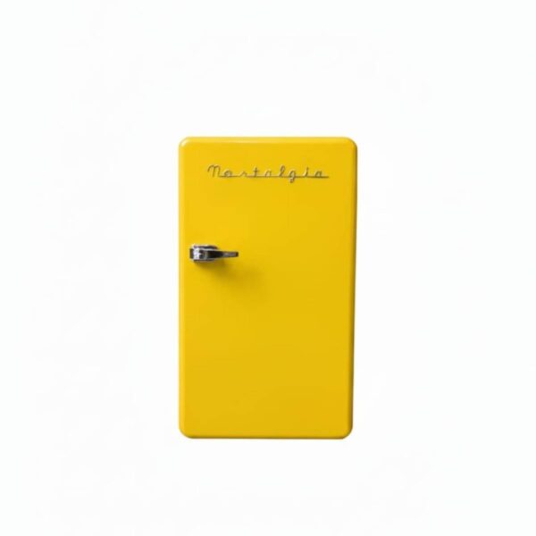 Nostalgia, Retro Fridge One Door - YELLOW