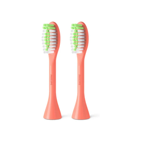 Philips One by Sonicare 2-pack brush heads Coral /Yellow/Mint Blue/Midnight Blue