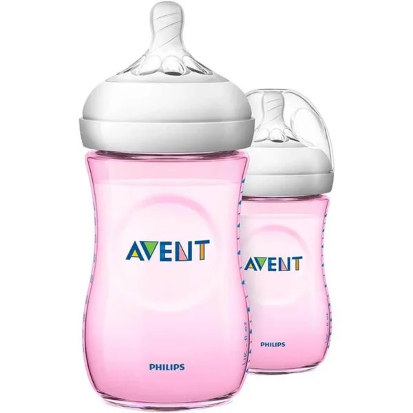 Philips Avent Natural Response 3.0 Pink Feeding Bottle