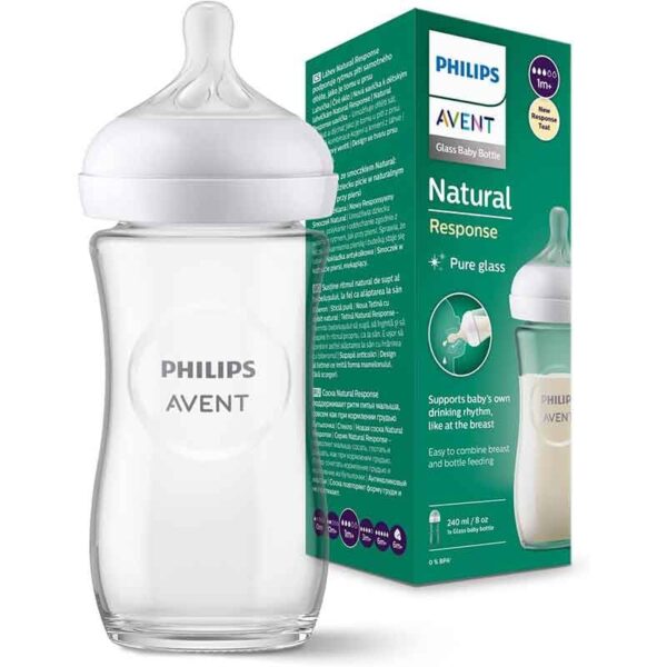 Philips Avent SCY933/01 Natural Glass Feeding Bottle