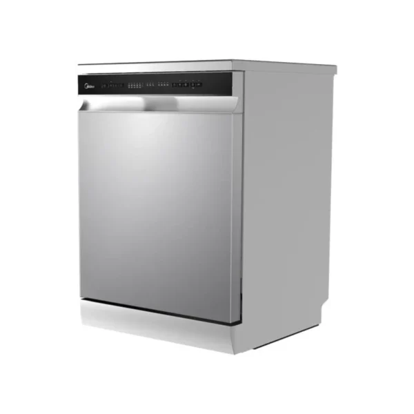 Midea Freestanding Smart Dishwasher 15 Place Setting with Dual Zone Wash - Stainless Steel
