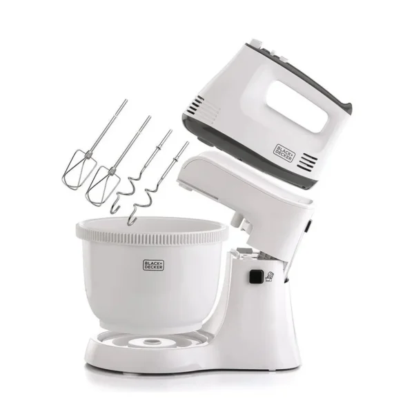 Black+Decker Stand Mixer 300W Max power 5 speed with Turbo function