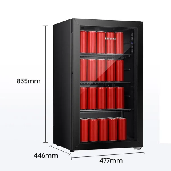 Hisense RBC122N4ASU Beverage Cooler – 4.5 CFT