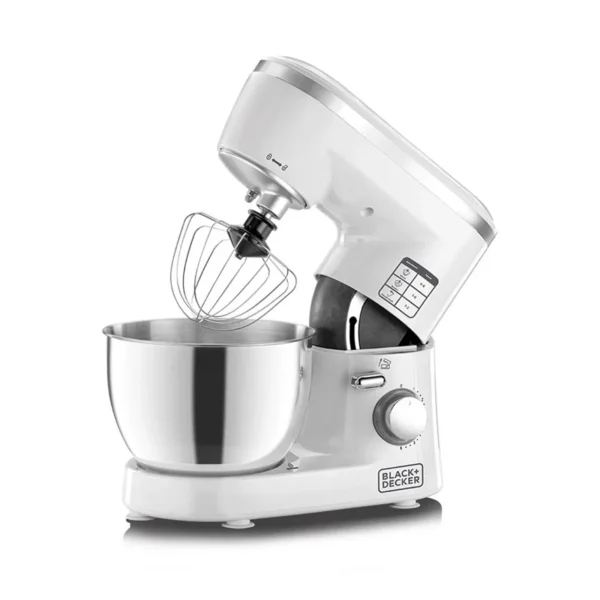 Black+Decker Stand Mixer 1000W Max power 6speed settings 4L Metal bowl