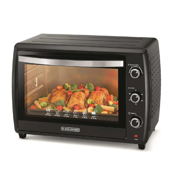Black+Decker Electric Oven 2200W Max Power Capacity 70L
